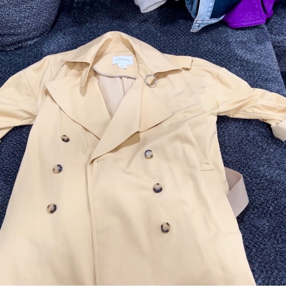NWOT Club Monaco Beige Coat